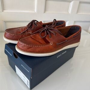 Cole Haan Men's Brown Boat Shoes Loafers